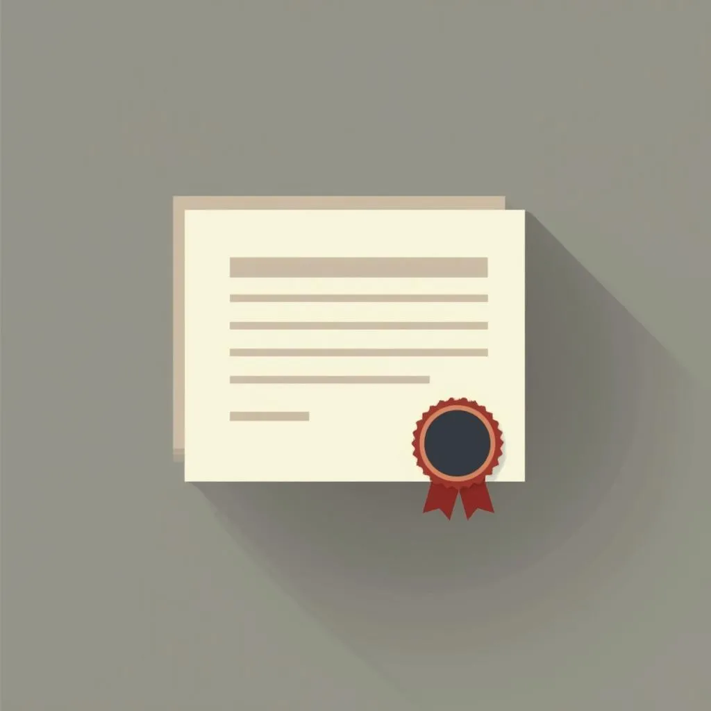Icono de certificaciones
